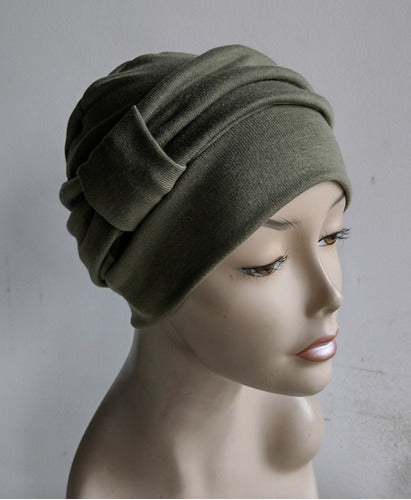 Soft and Warm Oncology Turban Hat for Transitional Seasons 8
