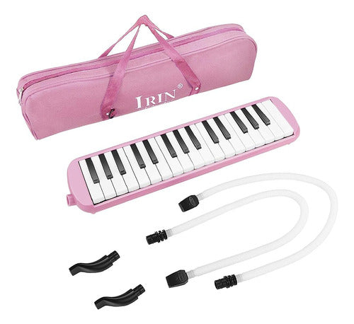 Flexzion Melodica 32 Teclas (rosa) Pianica Blow Piano Teclad 0