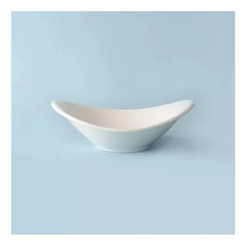 Horeca Set X 2 Bowl Oval Porcelana 14 X 11 Cm Harmony 1