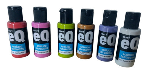 Combo 5 EQ 50cc Acrylic Paints 0