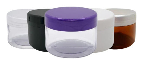 VG Boutique Plastic Container 100cc Cosmetic Jar Pack of 10 0