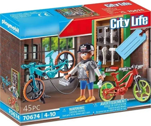 Playmobil City Life Electric Bicycle Playset 45 Pcs 0