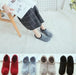 Fashion Wool-Lined Anti-Slip Short Slippers 31-35 6