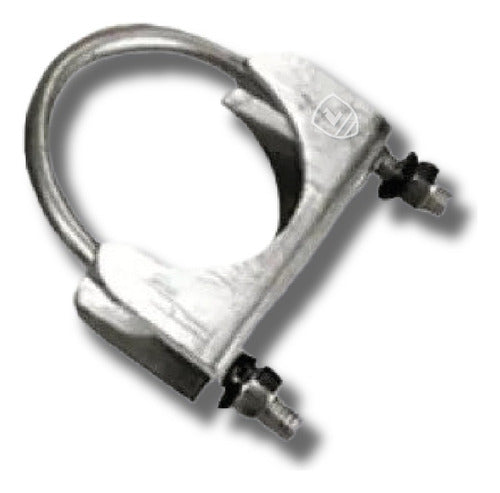Set of 10 Zinc-Coated 2-Inch Exhaust Pipe Clamps 0