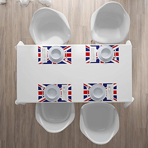 Ambesonne Union Jack Place Mats Set De 4 Classic Traditional 2