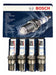 Bosch WR7DC+ Spark Plugs for Ford Escort 1.8 Audi Engine from 1992 0