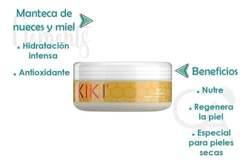 Kiki Crema Para Manos Y Pies De Nueces Y Miel Idraet 250 Gr 1