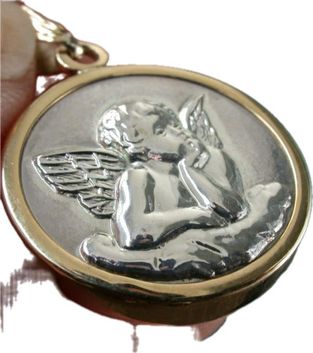 Luli Ofe Angel Plata 925 Oro 18k Sellad Buena Calidad Regalo 0