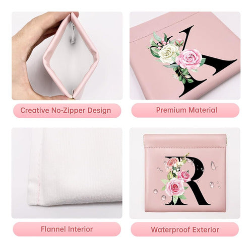 Lingdeer 2pcs Personalized Small Makeup Bag 1