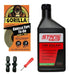 Vecat Kit Tubeless - Valvulas Auto Negro + Cinta Gorilla + Stans 16oz 0