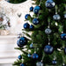 Adornos Para Arbol Navideño Navidad Azul 32 Piezas 5