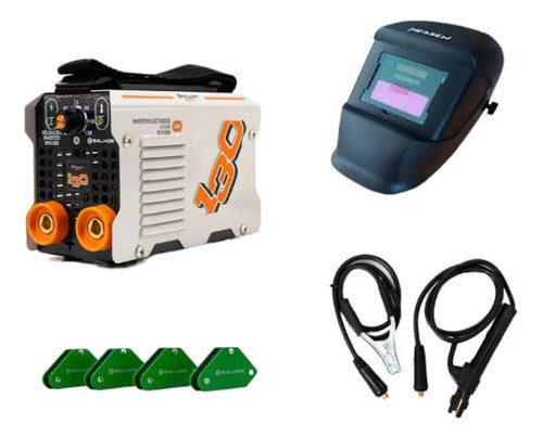 Salkor Inverter Welder 130amp + Mask + 4 Magnetic Squares 0