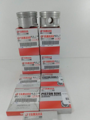 Yamaha Kit Piston Ybr-125 Japan Original 1.00 Mm 0