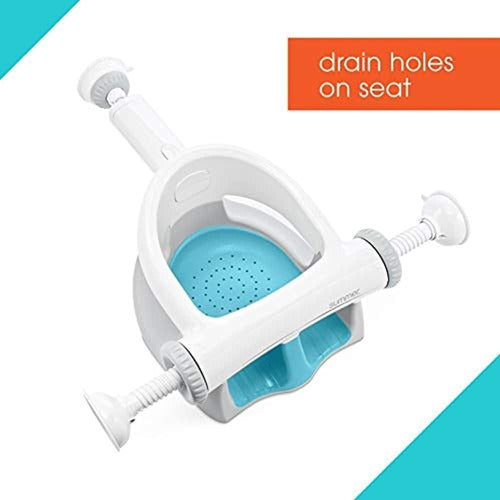 Summer Infant Verano Mi Asiento De Baño Soporte Suave (Aguamarina) 2