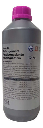 Volkswagen G12 Coolant Liquid - 1 L - Red - Type A 2