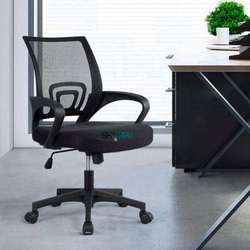 Moblo Modern Ergonomic Low Back Desk Chair with Mesh 2