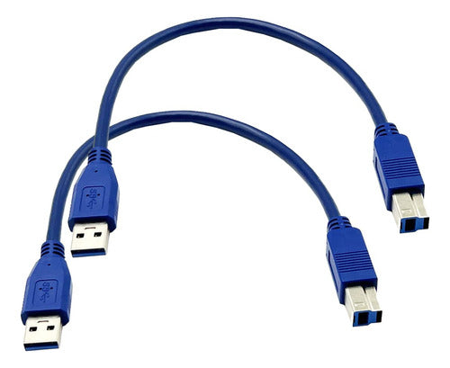 Seadream Cable De Impresora Usb3.0; 2 Unidades De Cable Usb 0