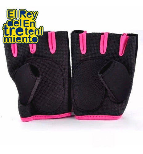 Expert Guantes Gimnasio P/pesas Gym Pilates Fitness Neoprene El Rey 6