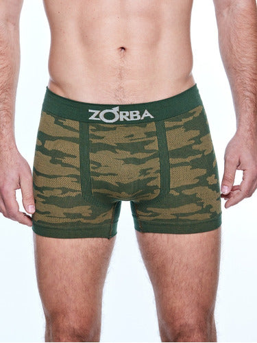 Zorba Seamless Camouflage Boxer Pack of 6 0