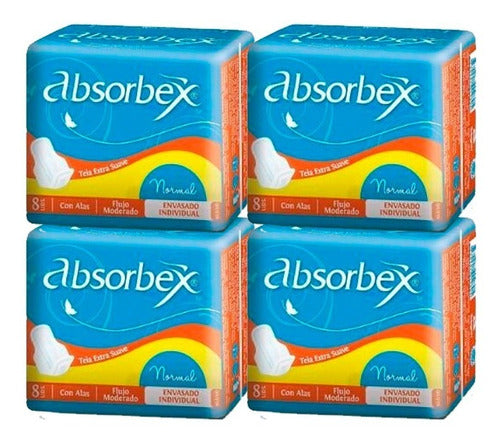 Absorbex Normal Pack X 4 (32 Units) 0