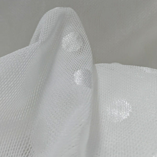 Elasticated Polka Dot Microtulle Fabric 1.50m Width - Per Meter 33