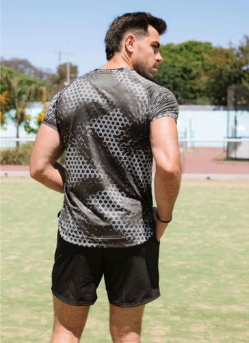 Men's Sublimated Sports T-Shirt Lycra Urban Luxury 28