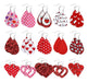 Tuparka 15 22 Pairs of Valentine's Day Leather Earrings 0