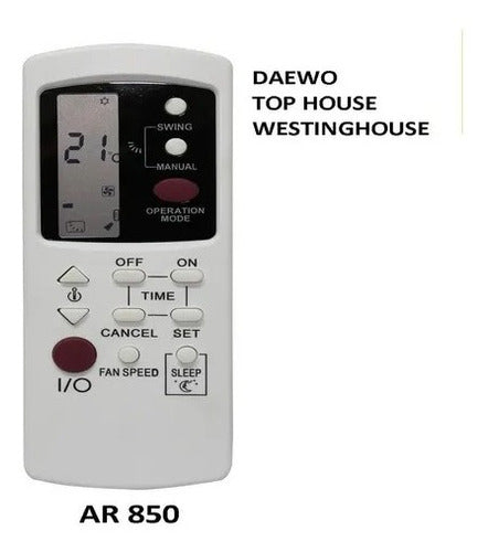 Control Remoto Aire Daewoo Westinghouse Top House,, Rs Mejia 1