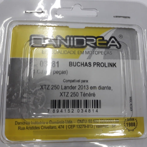 Kit Buchas Com Retentor Amortecedor Lander 13-17 4 Pçs Danid 1