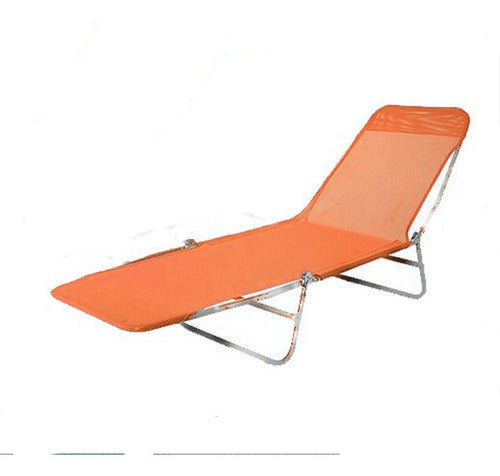 Outdoor Easy Set Foldable Beach Pool Chair 10 Positions Anti-Chlorine 1