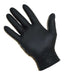 Disposable Black Nitrile Gloves x100 Latex Free 4