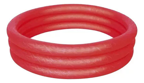 Small 3-Ring Inflatable Pool 152x25cm Bestway 51026 Red 0