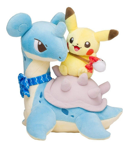 Lapras Pikachu Pokemon Center Peluche 25cm 0