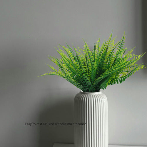 Tearom Large Artificial Ferns for Outdoors Set of 6 3