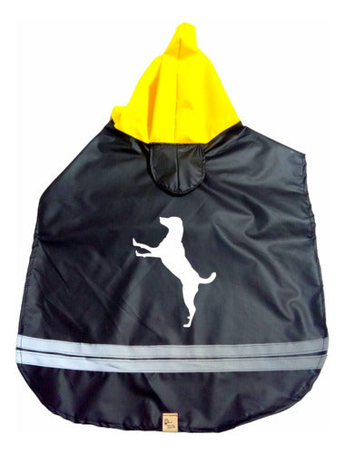 Capa De Chuva Pet Tecido Nylon Silk Screen Faixa Refletiva 2