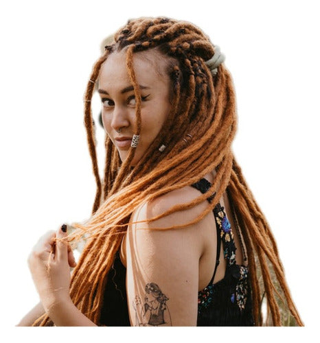 Kanekalon Pack of 10 Synthetic Dreads 30 cm 0