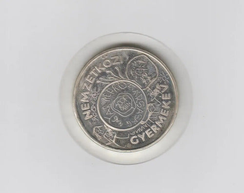 Moneda Hungria 200 Forint 1979 Plata Proof 1