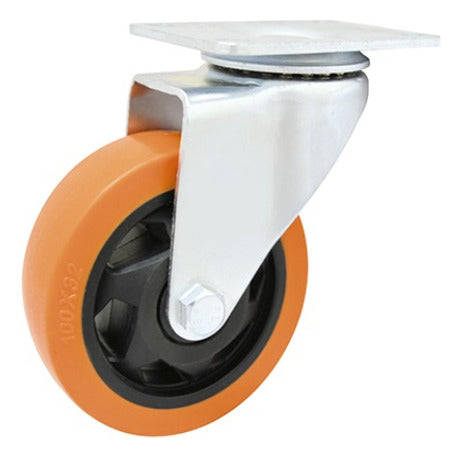 TR 6 Polyurethane Swivel Wheels 125mm for 600kg Ruleman 1