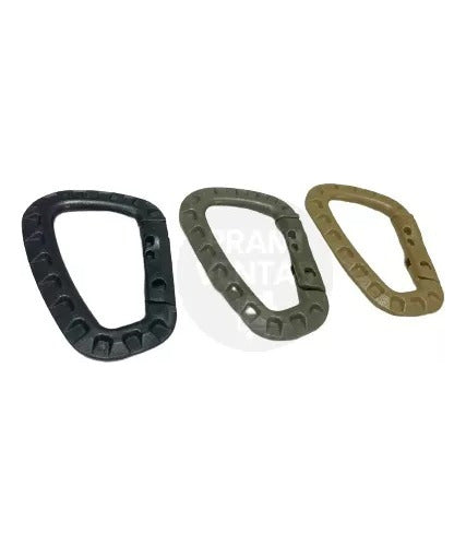 PRAMI VENTAS Ultrarresistant Tactical Plastic Carabiner X5 Units 1