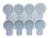 Mementica Silicone Mold Light Bulb X8 5cm Keychains Resin Art 0