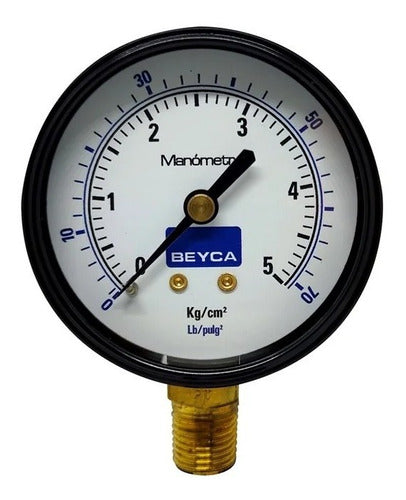 Beyca Manometer 100mm 1/2 Inch Lower Connection MM4-38 0