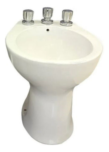 Bidet Deca Marajo 1 3 Agujeros Bide Loza Losa Baño Blanco 3