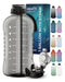 AQUAFIT One Gallon Water Bottle with Straw and 2-in-1 Lid 0