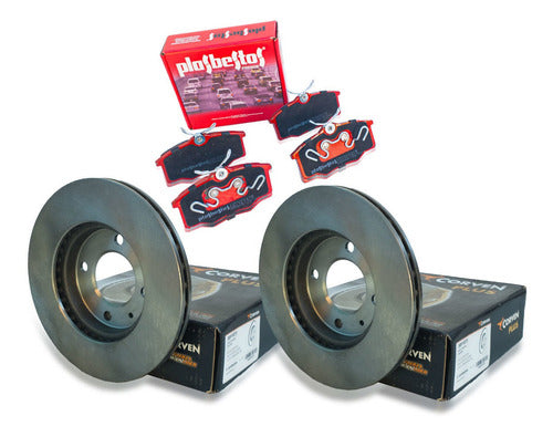 Discos Gol Power (Small) Front Ventilated + Brake Pads 0