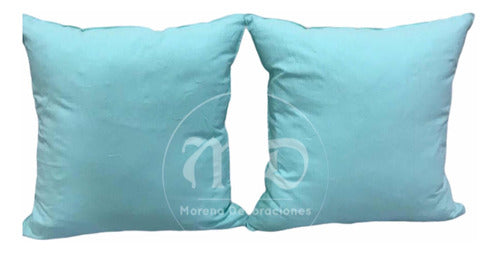 Decorative Tusor Pillow Cover 40x40 Sewn Reinforced Zipper 4