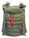 Tactical Lacsi Molle Plate Carrier Vest - Green 0