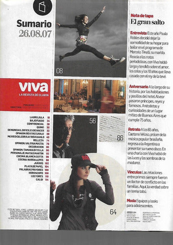 Revista Viva 2007 Frida Kahlo Caetano Veloso Hotel Alvear 1