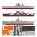 MODELO PARA IMPRIMIR Uss Saratoga (x3) 1:200 Papercraft Full 0