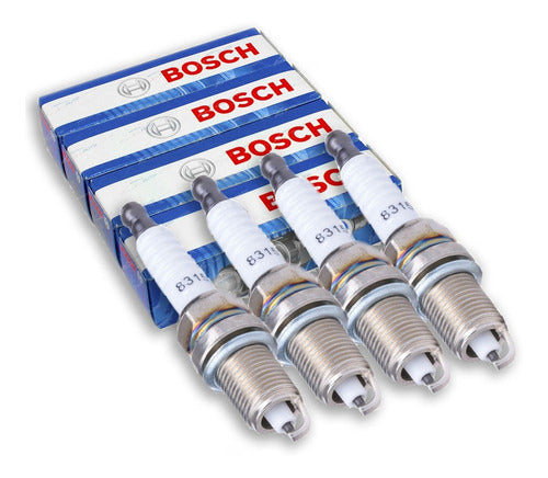 4 Bujias Bosch Vw Gol Power 1.4 8v Apto Gnc 0