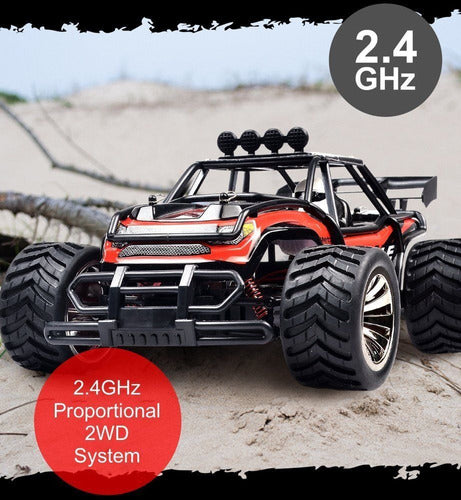 Vatos Rc   Electric Racing Coche Carretera 1:16 Escala Deser 3